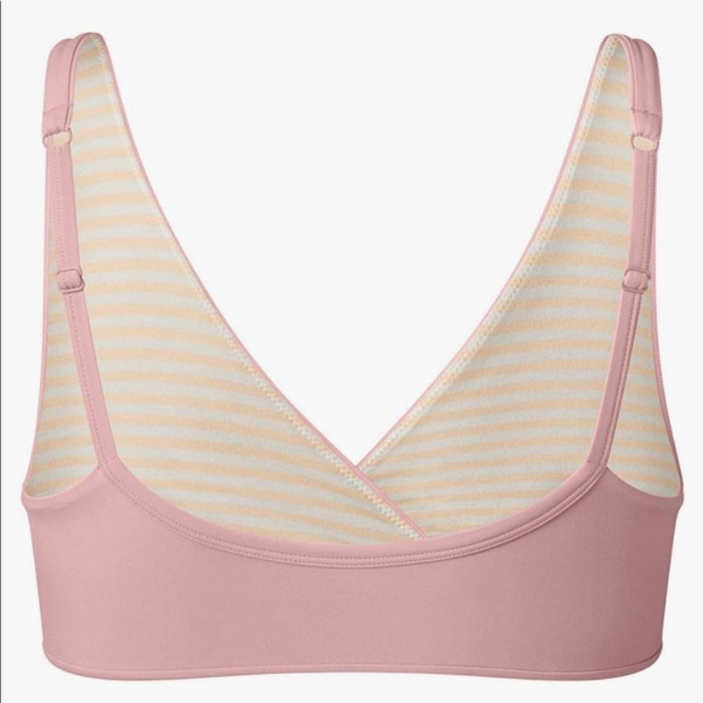 Bravado Ballet Nursing Bra Adjustable Straps Maternity Bralette Striped - Picture 4 of 8